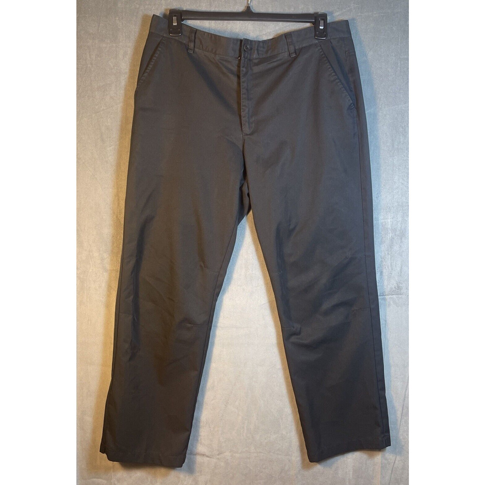 Izod Golf Slim‎ Fit Chino Golf Pants Mens Size 36 X 30 Black Comfort